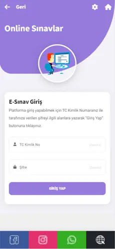 Uygulama Menüsü